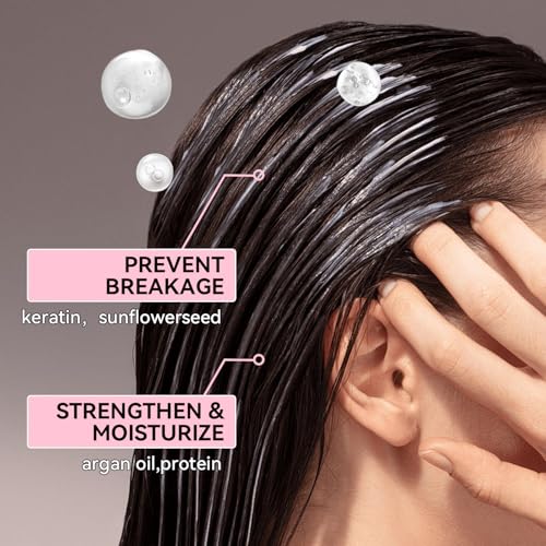 Herbalosophy Keratin Shampoo & Conditioner Set - Nourishing & Repairing for Damaged Hair - Keratin Set