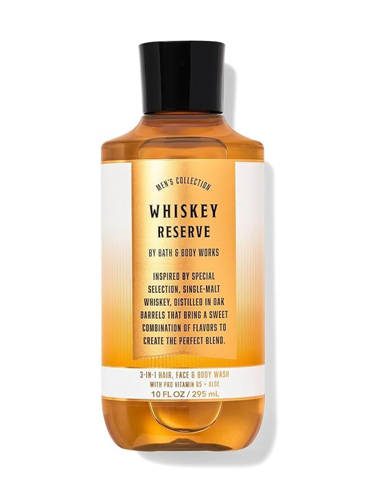 Bath & Body Whiskey Reserve Men's 3-In-1 Hair, Face and Body Wash