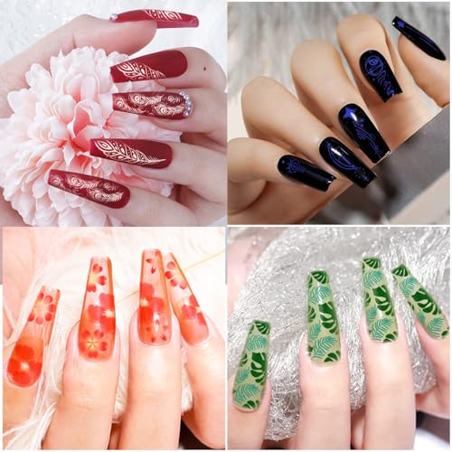 10pcs 8# Kolinsky Sable Brush Acrylic Nail Art Brush Nail Art Painting Brush (10Pcs size 8#)