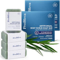 ProBliva Antifungal Soap Bar 4 Bars with Tea Tree Oil & Charcoal – Maximum Strength for Athlete’s Foot & Jock Itch