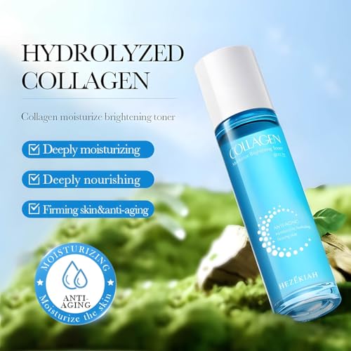 Hydrating Collagen Skin Care Set for Teens & Women - 6-Piece Face Care Kit
