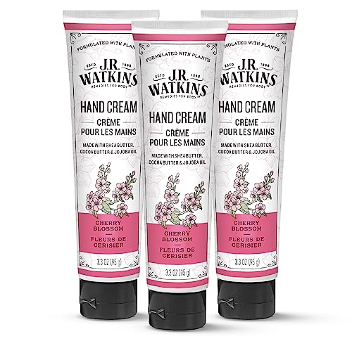 Moisturizing Hand Cream with Cherry Blossom - 3.3oz Pack of 3 - Natural & Nourishing