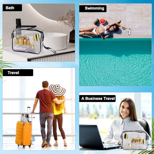 KOUWICH 30 Pack TSA Approved Glass Travel Containers Set for Skincare & Liquids