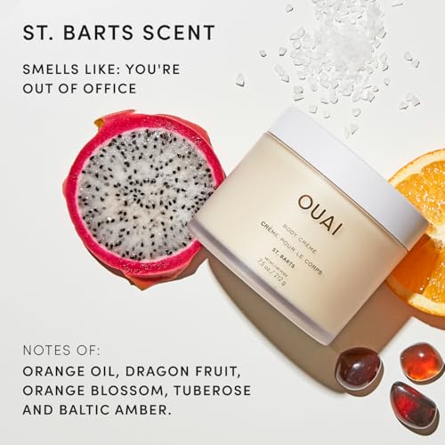 OUAI Body Creme St. Barts Travel Size 3.4 oz Hydrating Body Moisturizer