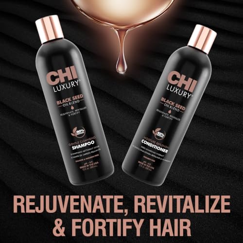 Black Seed Oil Shampoo & Conditioner Set - Sulfate-Free, 12 Oz Each