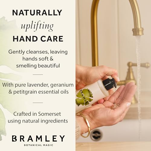 Natural Hand Wash with Lavender, Geranium & Petitgrain - 250ml Vegan & Cruelty-Free