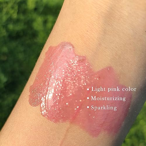 Color Changing Lip Gloss PH Tinted Lip Oil, Green to Pink, Color Change Effect, Shine Finish, Mood Lip Oil Gloss Balm, Long Lasting Moisturizing Lip Glow Oil for Dry Lips (01)