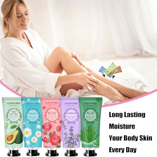 12 Pack Body Lotion Gift Set for Women,Natural Fragrance Body Care Cream Moisturizing Travel Size Body Lotion With Shea Butter and Aloe,Bulk Body Lotion Sets,Galentines Day Gifts,Valentines Gifts