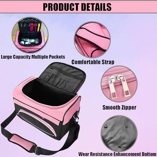 Large Capacity Hairdresser Bag with Handle and Shoulder Strap for Salon Tools
