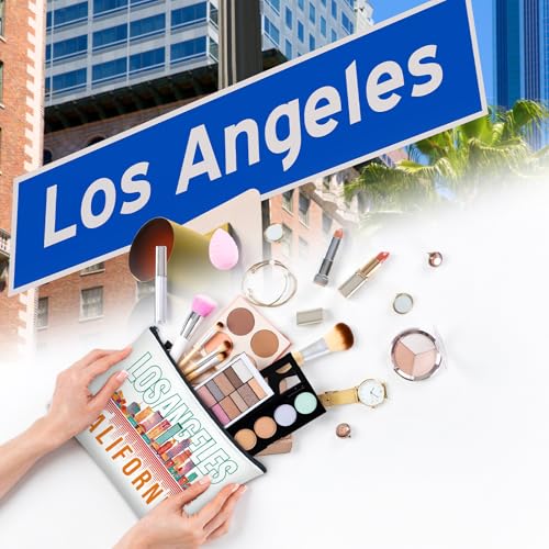 Los Angeles Cosmetic Bag Set - 16 Travel Makeup Pouches for Women & Gifts Variation of THIS Listing