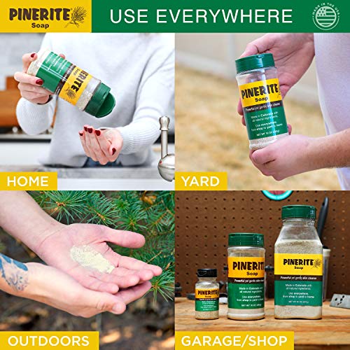 Natural Heavy Duty Hand Soap with Pine Powder - Eco-Friendly 10 oz. Pack of 2