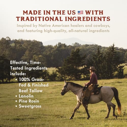 Deep Moisture Hand Balm with Tallow & Beeswax - Ash and Oath Scent, 2 oz