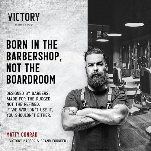 Victory Barber & Brand Beard Oil for Men - Moisturizing, Scented Cedar & Lavender, End Beardruff, Made in USA