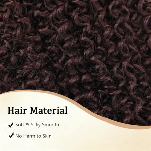 Synthetic Kinky Curly Hair Bundles for Women 16-20 Inch 300g 3 Pack - 4#