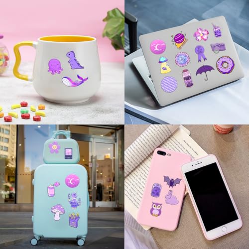 Cute Purple Temporary Tattoos Dark Purple Birthday Party Decorations Favors Supplies Violet Themed Cute Stickers 10 Sheets 100 PCS Gifts for Baby Girls Boys Decor Class School Carnival Christmas