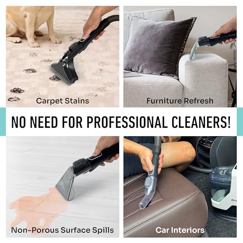 DeWitt Spot Genie Pro Portable Carpet Cleaner Machine - White