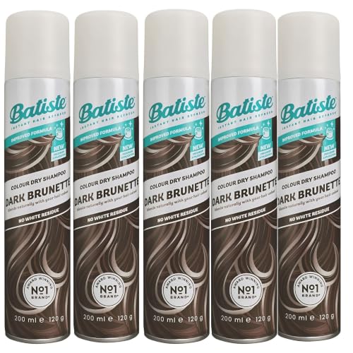 Batiste Dry Shampoo Dark & Deep Brown 6.73 oz – Pack of 5