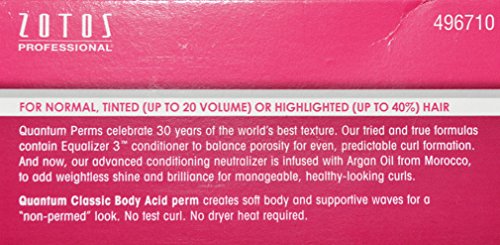 Quantum Classic Body Acid Perm Kit for Normal, Tinted or Highlighted Hair - 3 Pack