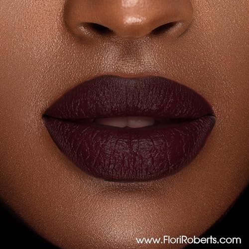 Flori Roberts Luxury Lipstick, Vibrant Lip Makeup for Women of Color or Deeper Skin Tones, Demi-Matte Texture, Hydrates and Conditions Lips