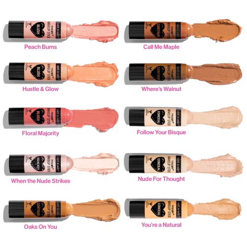 wet n wild MegaGlo Conceal and Contour Neutral Follow Your Bisque,1 Ounce and Nude For Thought Makeup Sticks Bundle