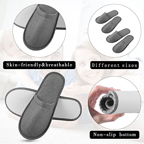 Geyoga 30 Disposable Slippers - Grey, Size 9-10