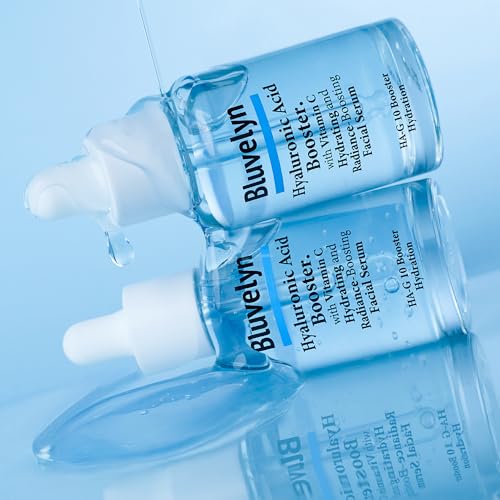 10-Layer Hyaluronic Acid Booster Serum ? 100,000ppm High Concentration with Vitamin C ? Deep Hydration & Brightening for All Skin Types, (50ml /1.69 fl.oz)