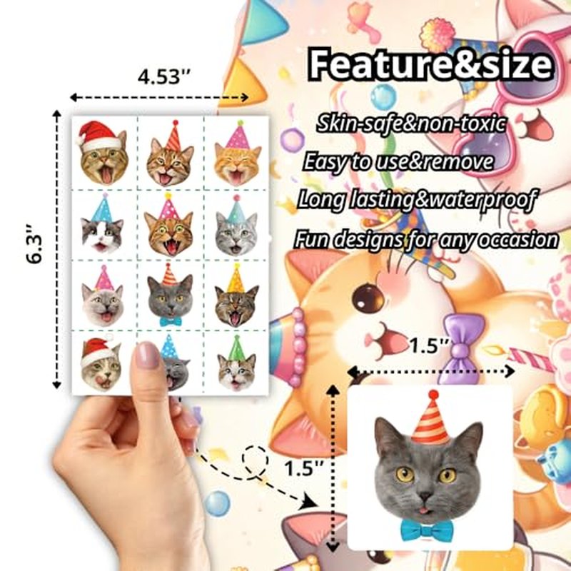 96PCS Ocean Temporary Tattoos Stickers - Under The Sea Themed Birthday Party Favors Adventure Ocean Birthday Party Decorations Accessories Supplies Gift For Kids Teens Adult Classroom Prizes Rewards