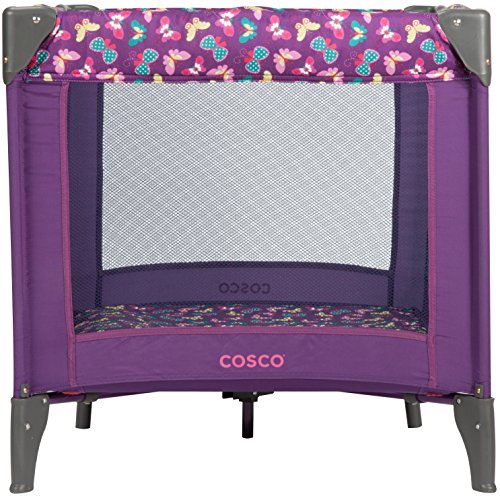 Cosco Funsport Compact Portable Baby Playard with Carry Bag, Foldable Toddler Playpen