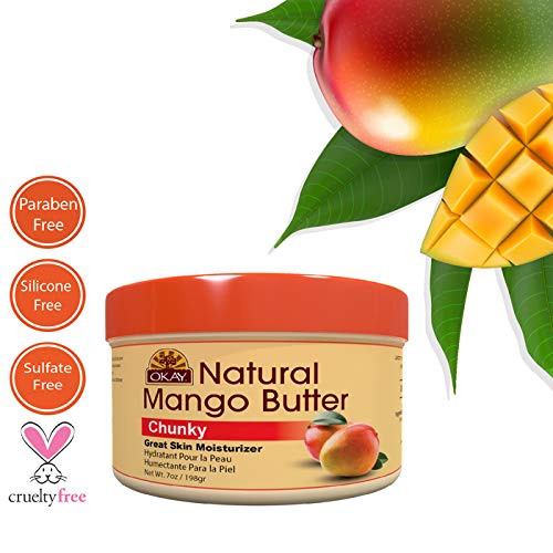 Natural Mango Butter for Skin & Hair - Deep Moisturizer & Nourisher, 8 oz