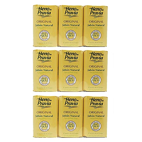 Heno de Pravia Natural Bath Soap - Fresh Hay Scent, Luxury Feel