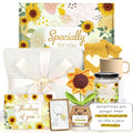 Gossby Gift Basket for Women - Happy Birthday Gift Set for Her, Mom, Sister, Friend, Coworker, Teacher - Get Well Soon, Appreciation, Thinking of You Sunflower Package - You Forget You¡¯re Awesome