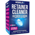 Retainer Cleaner Tablets 120 Count - Power Deep Cleaning for Dentures & Aligners - 1 Pack