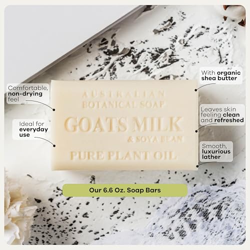 Goat Milk & Soya Bean Soap Set - 16 Bars with Variety of Natural Blends