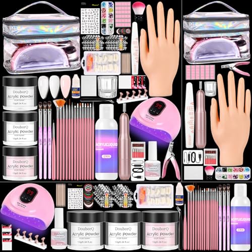 Acrylic Nail Kit for Beginners with UV Light & Drill - Nail Art Supplies