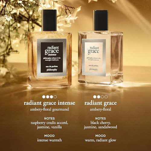 Philosophy Radiant Grace Intense Eau de Parfum - Ambery Floral Women's Perfume 0.33 Fl Oz