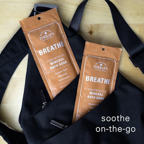 Mineral Bath Soak Pack of 12 - Lemon Mint Scented Relaxation & Cold Relief