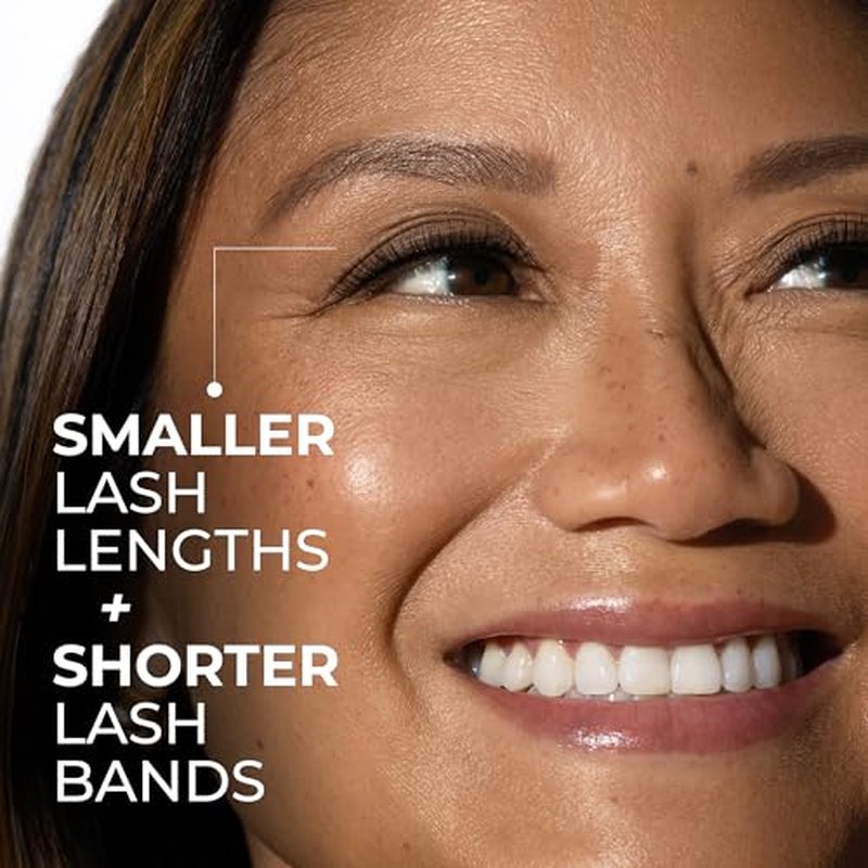 Best Lashes for Hooded Eyes - Weightless, Natural, Strip False Eyelashes - Designed for Hooded Eyelids - Medium Style - Hannah Cho Beauty