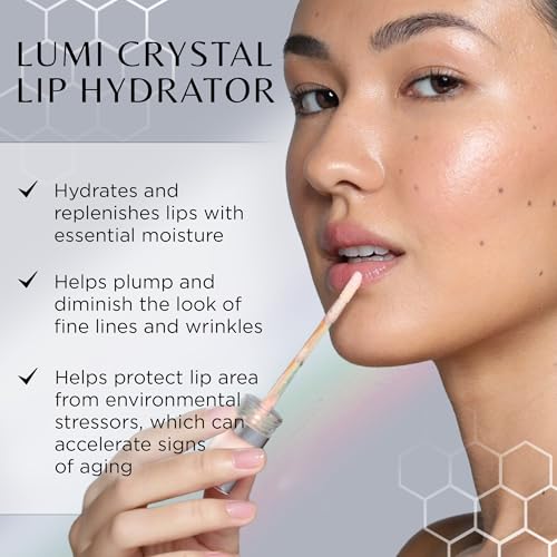 Lip Plumper and Hydrator Liquid Crystal Lip Gloss - High Shine, Softening