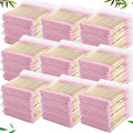 5000 Count Bamboo Cotton Swabs Double Buds Organic Cotton Swabs with Tips for Ears Sterile Tipped Applicator Makeup Swab Daily Makeup Eye Cleaning(Round,Pink)