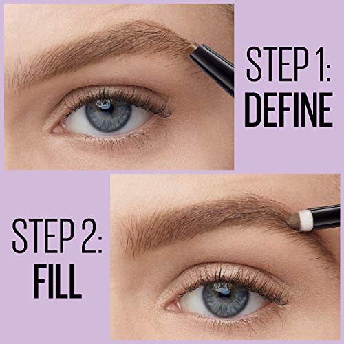 Maybelline Express Brow 2-in-1 Pencil & Powder, Black Brown, Pack of 2 - Full Brows