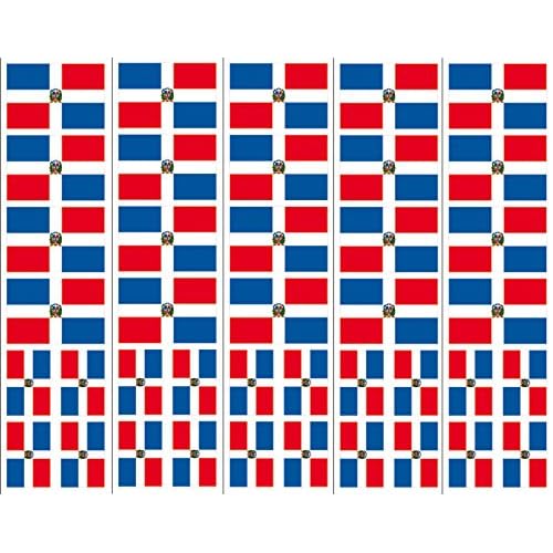 40 Tattoos: Dominican Republic Flag, DR Party Favors
