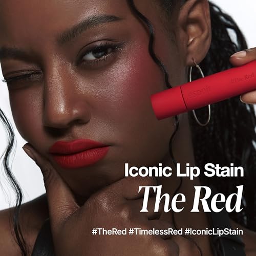 Long Lasting Red Lip Stain with Hydrating Hyaluronic Acid - Smooth, Precise Lip Tint