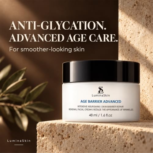 Age Barrier Advanced Wrinkle Fix & Interrupter Face Cream 1.6 Fl Oz - Anti-Aging Moisturizer with Carnosine & Peptides
