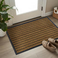 Extra Durable Outdoor Door Mat 47x32 Inches Bright Brown - Non-Slip Entrance Rug