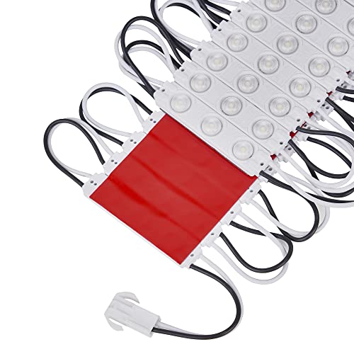 6500K White LED Module 1.5W for Signage Letter Lightbox Pack of 200 - Adhesive Backed