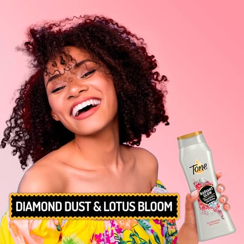 Tone Radiant Glow Body Wash with Diamond Dust & Lotus Blossom - 16 Fl Oz, 6-Pack