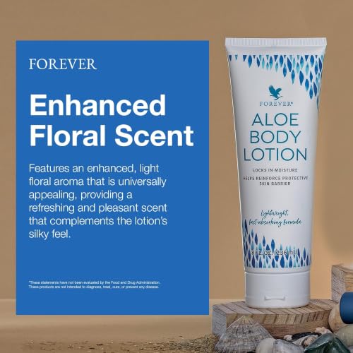 Forever Living Aloe Body Lotion – Daily Moisturizer with Hyaluronate, 8 fl oz