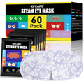 Unscented 60 Pack Steam Eye Masks for Dry Eyes & Relaxation - Disposable
