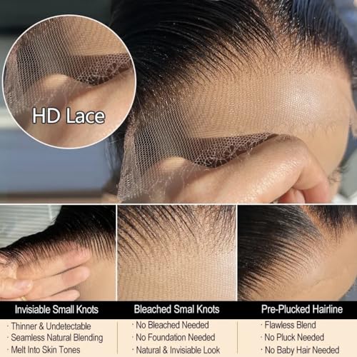 Venice 14 Inch 2x6 HD Skinlike Lace Closure Human Hair Pre Plucked with Baby Hair