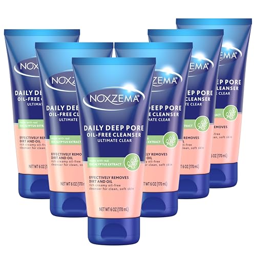 Eucalyptus Noxzema Deep Pore Face Cleanser - Oil-Free, 6 oz Pack of 6